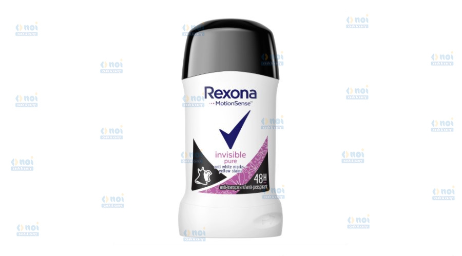 REXONA DEO STICK 40ML INVISIBLE PURE