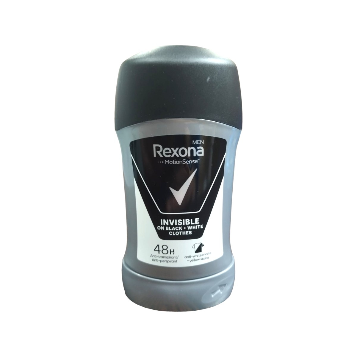 REXONA MEN DEO STICK 50ML INVISIBLE BLACK+WHITE