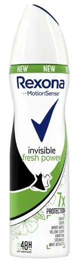 REXONA DEO SPRAY 150ML INVISIBLE FRESH POWER