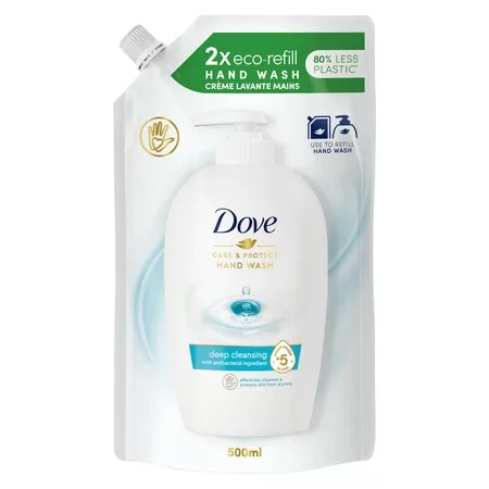 DOVE SAPUN LICHID REZERVA 500ML CARE&PROTECT