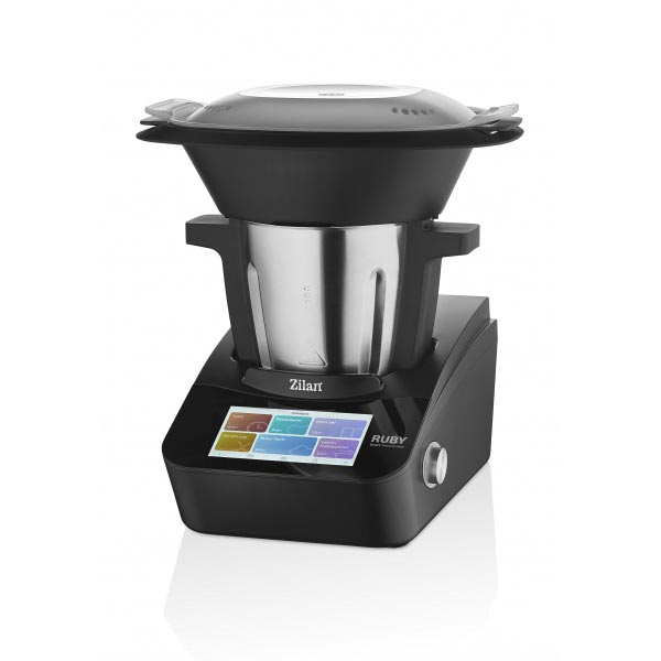 Robot de bucatarie multifunctional thermorobot, putere 1700W, capacitate 4.7L, 18 functii, aplicatie mobil, touchscreen, ZILAN