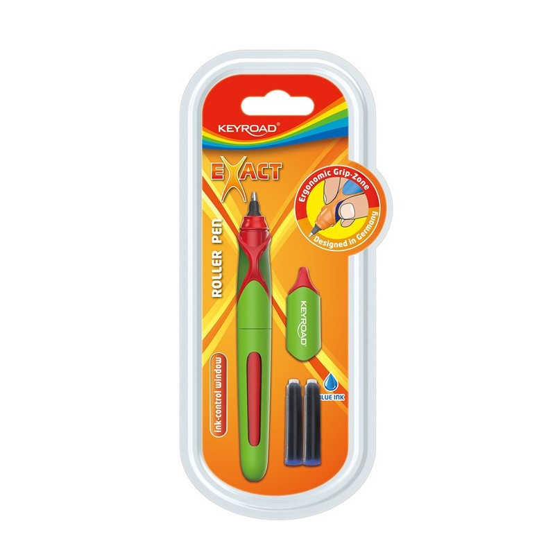 Roller Keyroad Exact KR971653, 0.7mm, diverse culori, blister (+2 rezerve)