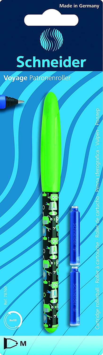 Roller cu cartus SCHNEIDER Voyage, + 2 rezerve cerneala/blister