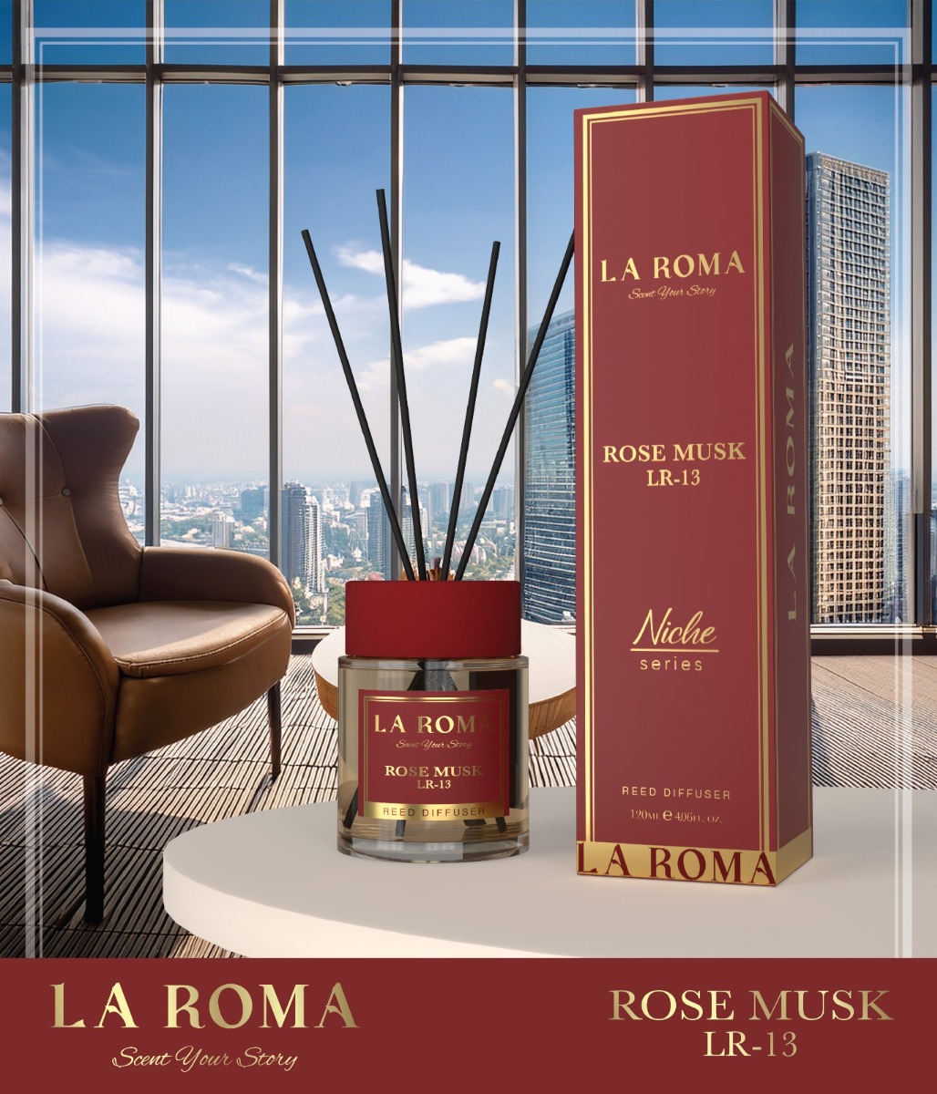 Odorizant de camera Rose Musk LR - 13, 120 ml, La Roma Niche