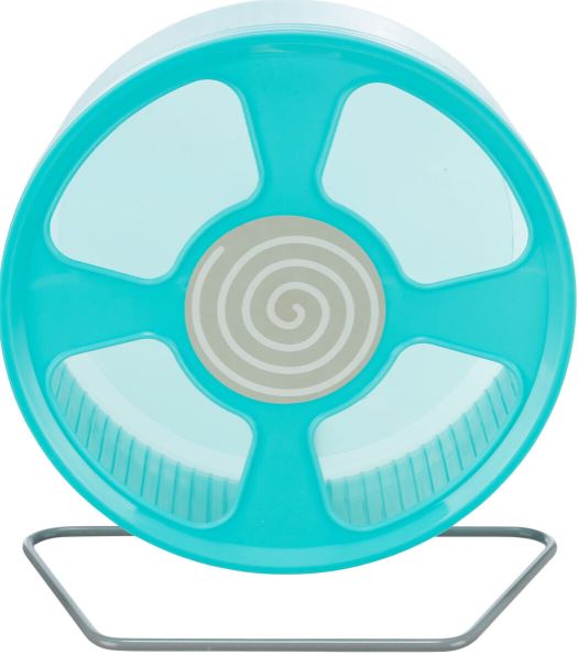 Roata De Alergare Pentru Rozatoare, Cu Suport, Plastic, 33 cm, Diverse Culori, 61012
