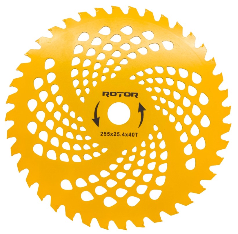 Disc motocoasa Premium cu dinti Vidia 40T 255×25.4×1.5mm, Rotor