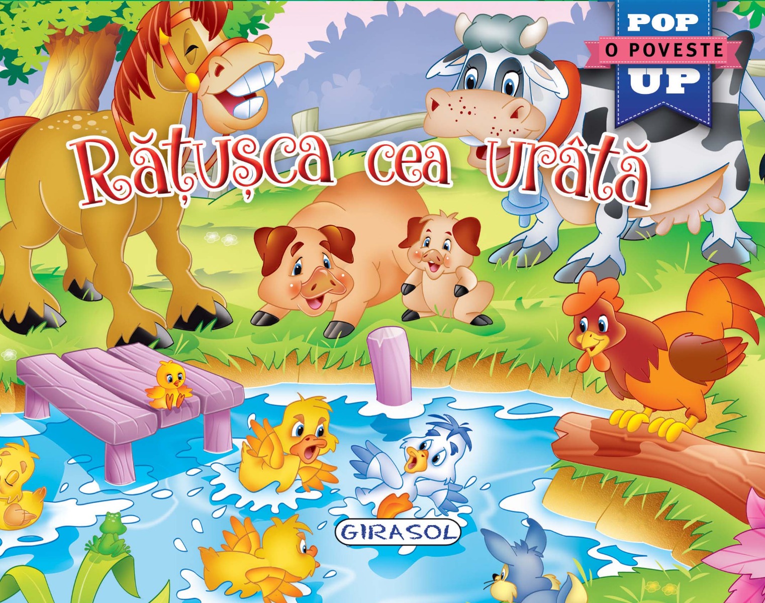 Ratusca cea urata. Carte pop-up - Hans Christian Andersen