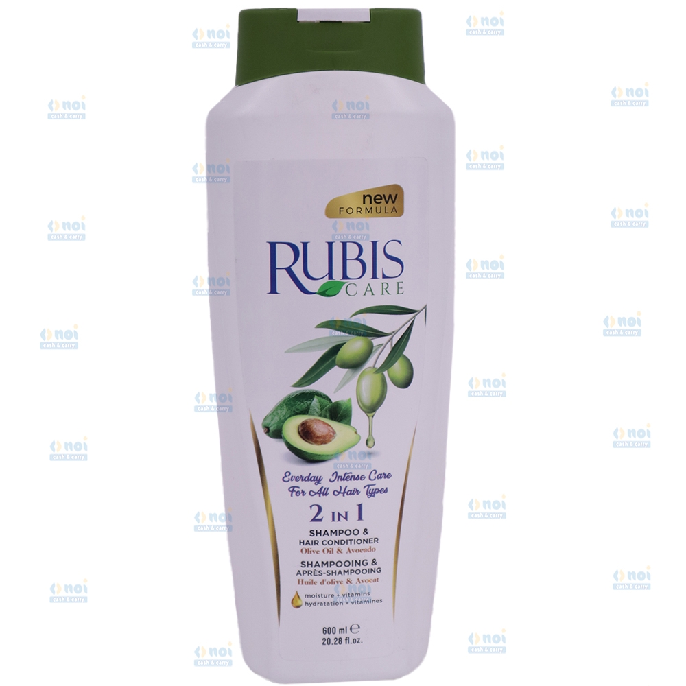 RUBIS SAMPON 2IN1 OLIVE OIL&AVOCADO 600ML