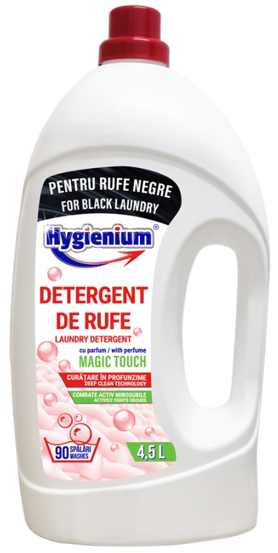 Detergent pentru rufe/haine negre Magic Touch, 90 spalari, 4.5 L, Hygienium
