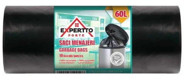 Saci menajeri, 10 buc, 60 L, Expertto