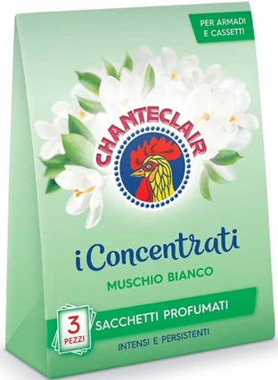 Saculeti Parfumati Haine Mosc Alb 3 buc. 3x12g, Chante Clair