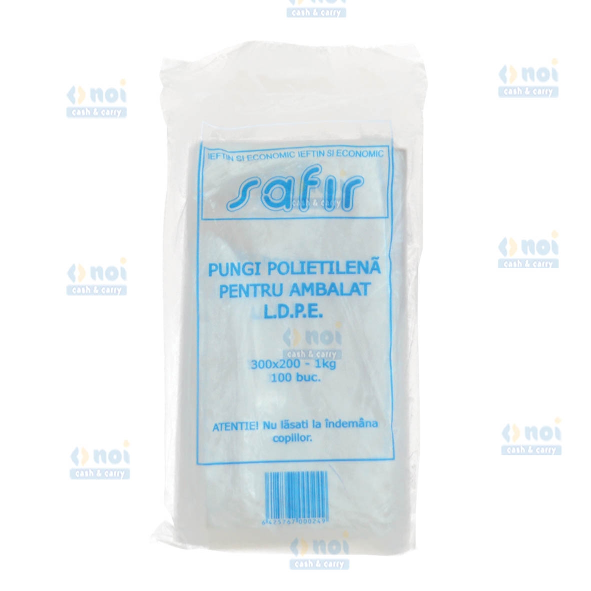 SAFIR PUNGI CONGELATOR 1KG 100 BUC