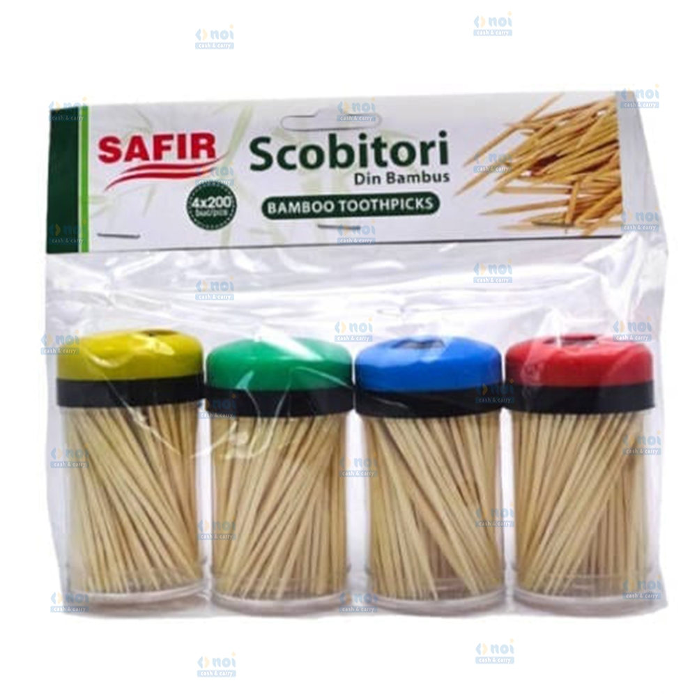 SAFIR SCOBITORI BAMBUS 4 TUBURI/SET