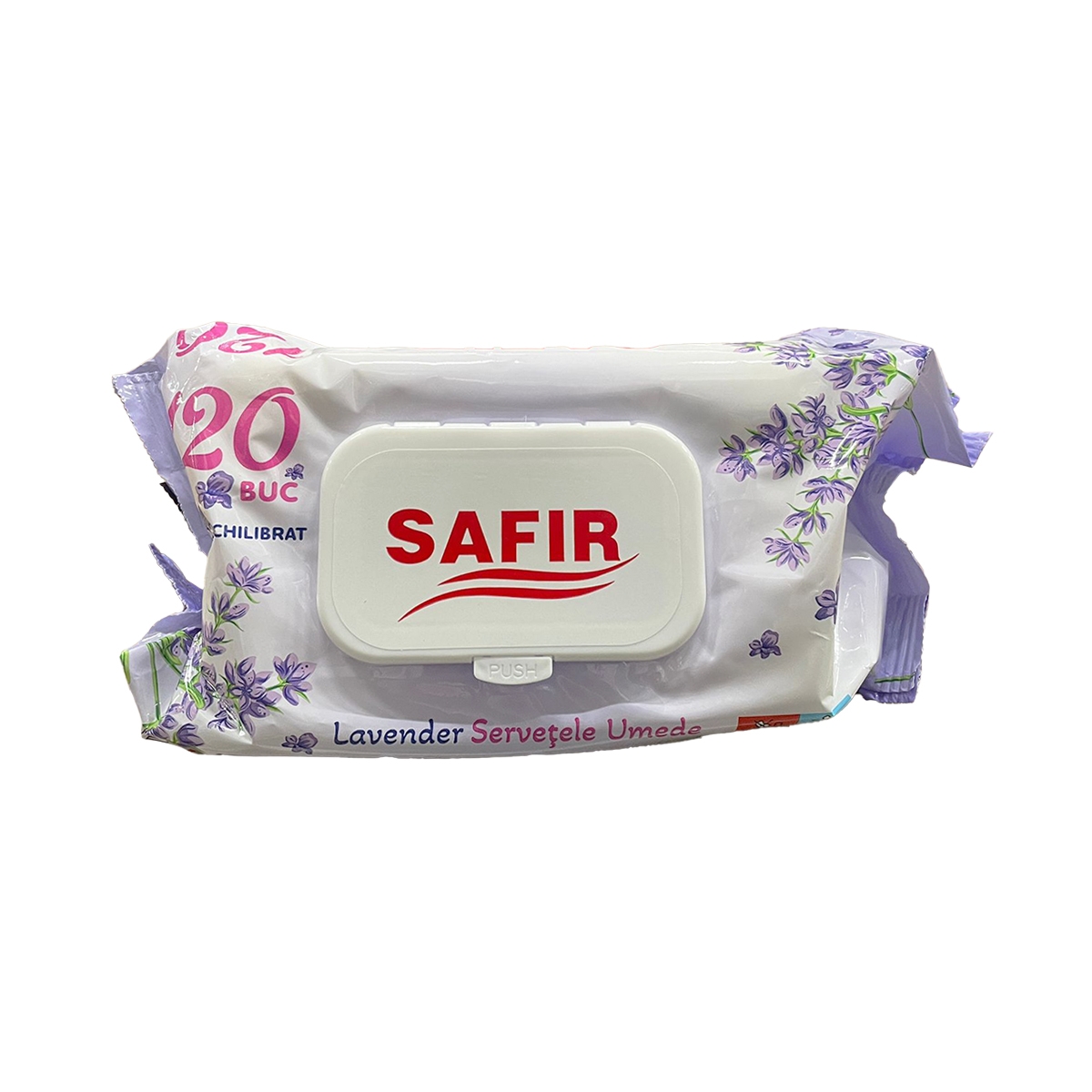 SAFIR SERVETELE UMEDE 120BUC LAVANDA