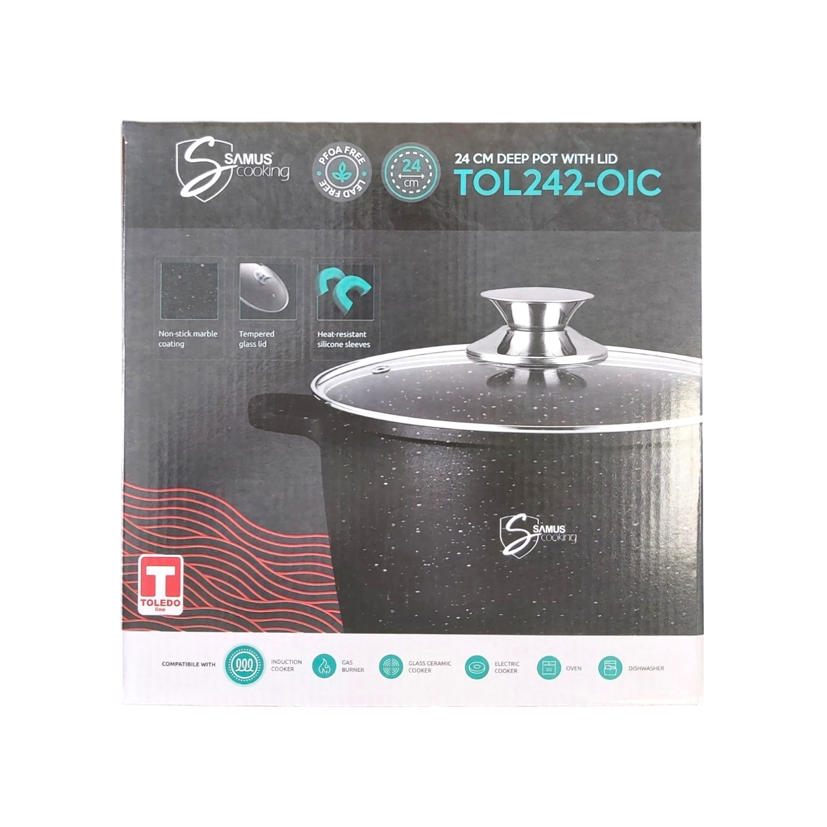 SAMUS OALA INALTA CU CAPAC 24X16.5CM 6.2L TOL242-OIC