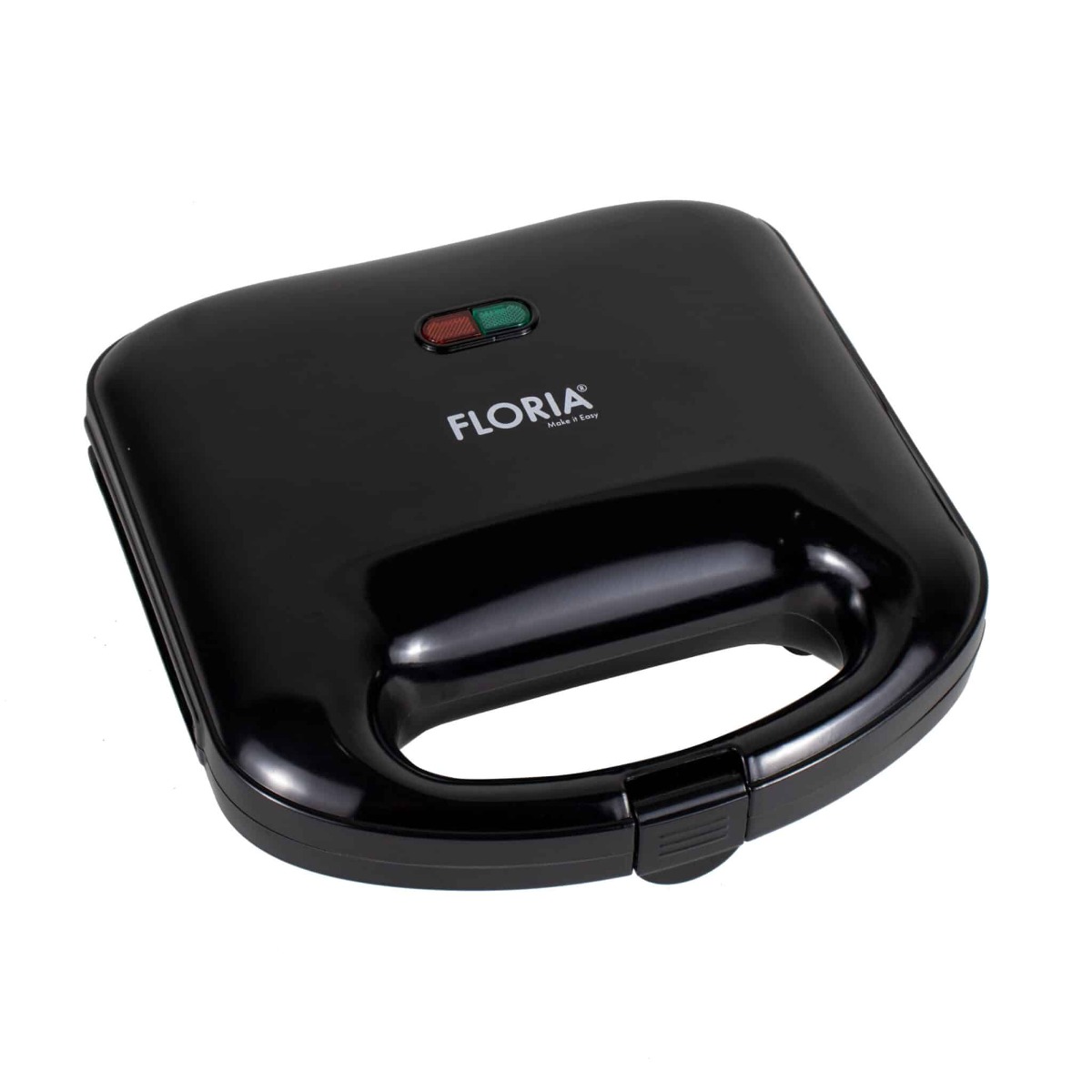 Sandwich-maker, putere 750 W, Placi antiaderente model triunghi, Zilan