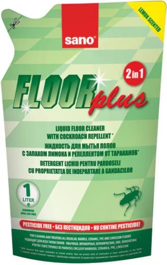 Rezerva detergent pardoseala Sano Floor Plus, impotriva insectelor, 750ml