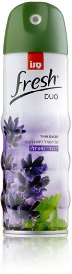 Odorizant de camera cu aerosol Sano Fresh Duo Lavanda & Patchuli, 300 ml