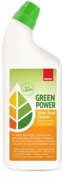 SANO GREEN POWER, DETERGENT PENTRU VASUL DE TOALETA, 750 ml