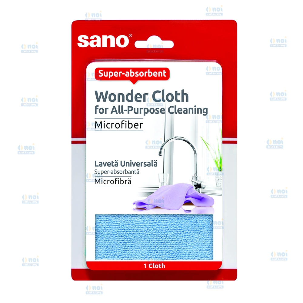 SANO LAVETA MICROFIBRA 30X30CM