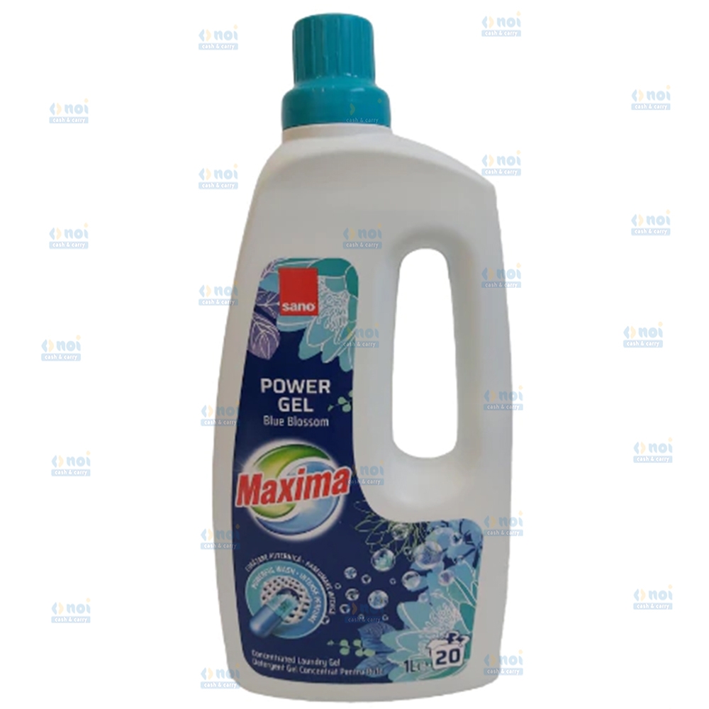SANO MAXIMA DETERGENT LICHID 1L BLUE BLOSSOM 20 SPALARI