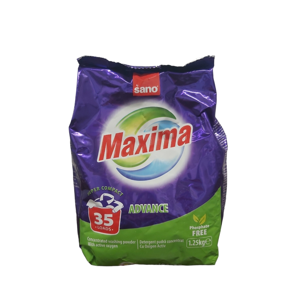 SANO MAXIMA DETERGENT PUDRA AUTOMAT 1.25KG ADVANCE 30 SPALARI