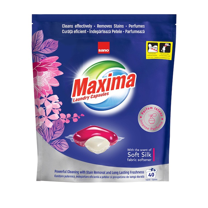 Detergent gel Sano Maxima soft silk 40 capsule