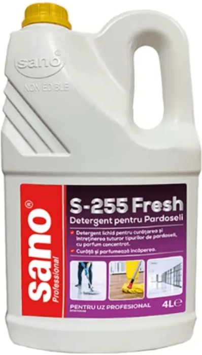 Detergent profesional pardoseala Sano Fresh S-255 4 litri