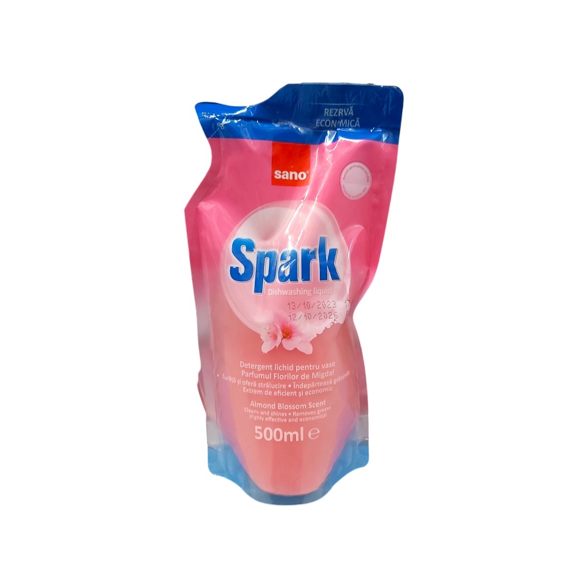 SANO SPARK DETERGENT VASE REZERVA MIGDALE 500ML