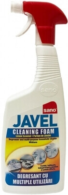 Sano Spuma degresanta cu multiple utilizari Cleaning Foam JAVEL, 750 ml