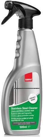 Solutie pentru curatat si lustruit suprafetele din inox Sano Nirosta, 500ml