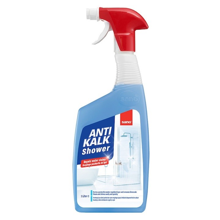 Solutie anticalcar pentru cabina de dus 1 l Sano