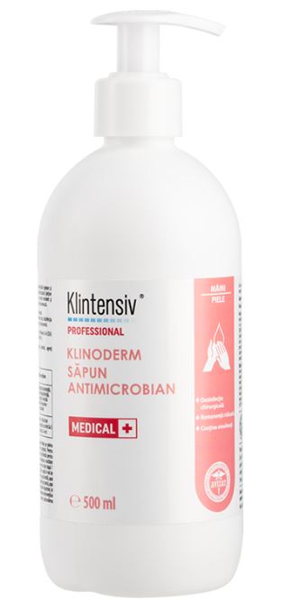 Sapun antimicrobian fara parfum, 500 ml, Klinoderm