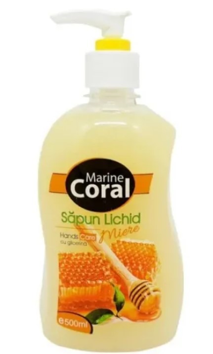 MARINE CORAL SAPUN LICHID 500ML MIERE