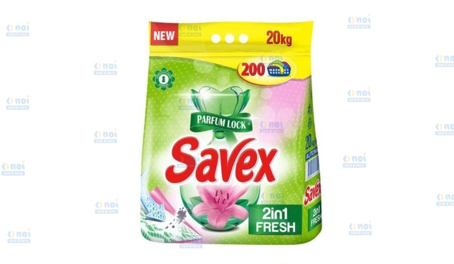SAVEX DETERGENT PUDRA AUTOMAT 20KG 2IN1 FRESH