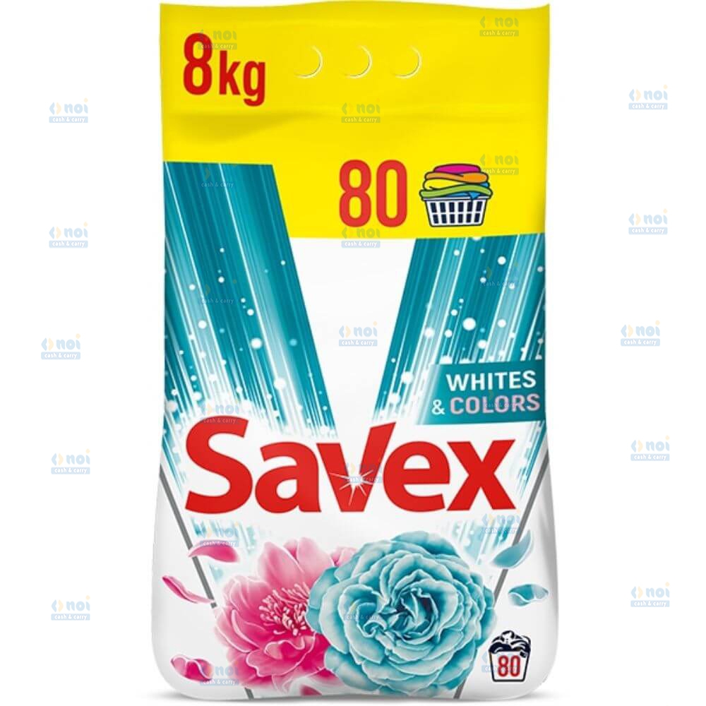 SAVEX DETERGENT PUDRA AUTOMAT WHITES&COLORS 8KG