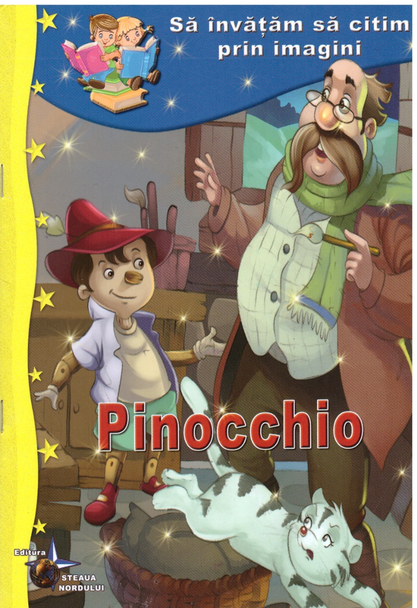 Pinocchio - Invat sa citesc cu litere de tipar