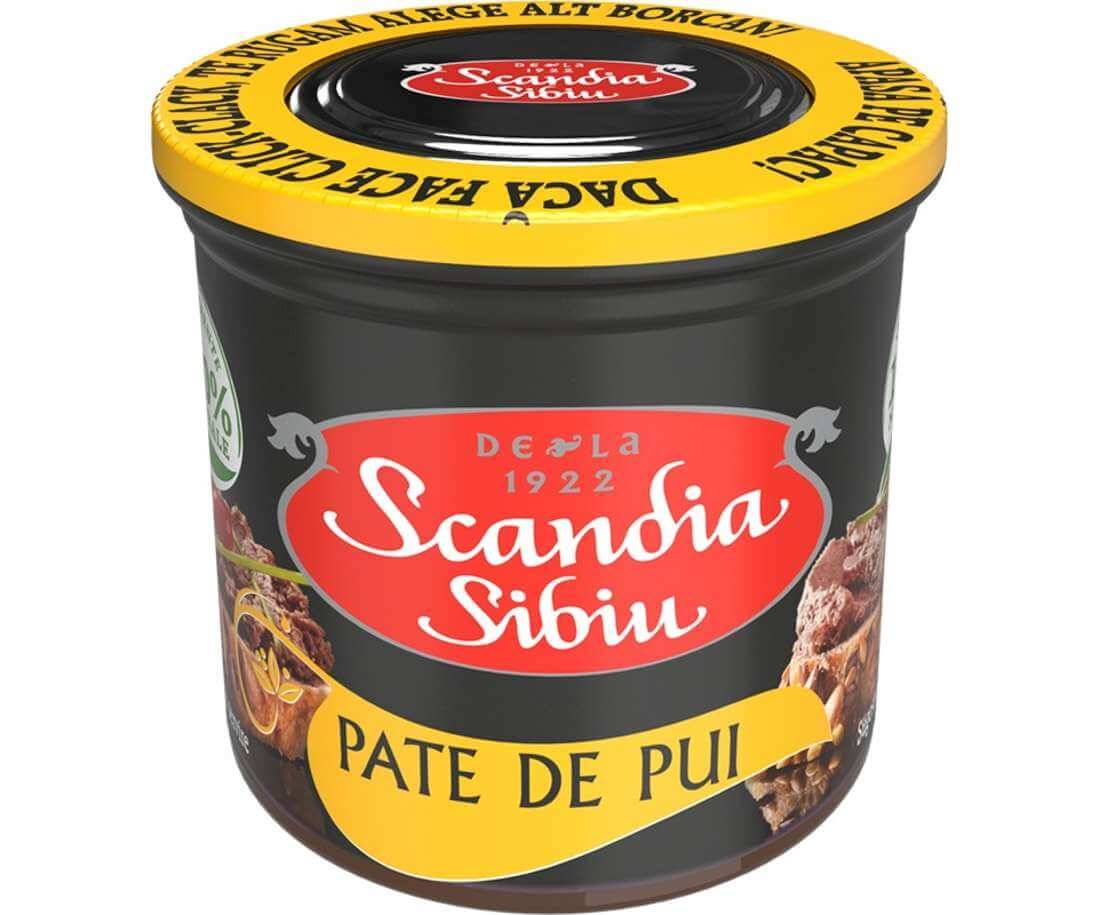 Scandia Sibiu Pate de pui, 140g