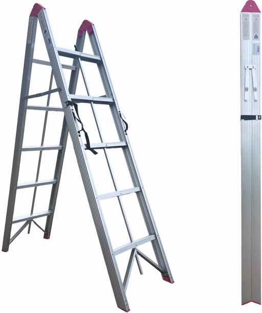 Scara pliabila ultracompacta din aluminiu MESTERINO TOOLS JL-308(2x5), 171x131x44 cm