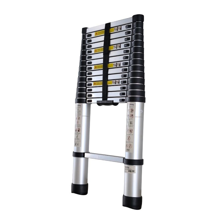 Scara telescopica din aluminiu MESTERINO TOOLS MTJL-101-4.4, 4.4 metri, 15 trepte, greutate maxima suportata 150 kg