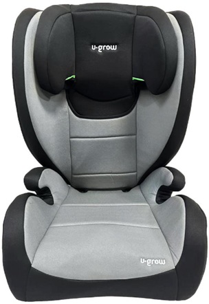 Scaun auto i-Size 100-150 cm, omologare R129, cu isofix, gri/negru, U-Grow