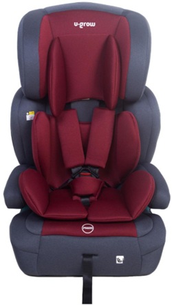 Scaun auto/inaltator 76-150CM(15M-12Y), R129, isofix, rosu, U-Grow