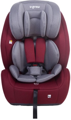 Scaun auto 76-150CM(15M-12Y), R129, isofix si top tether, rosu, U-Grow