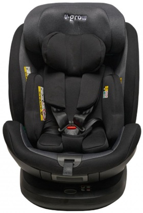 Scaun auto rotativ 360 gr, isofix, Negru, U-Grow