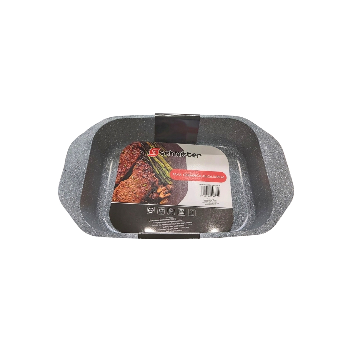 SCHMITTER TAVA CERAMICA 43X26.5x9CM 340.43.C