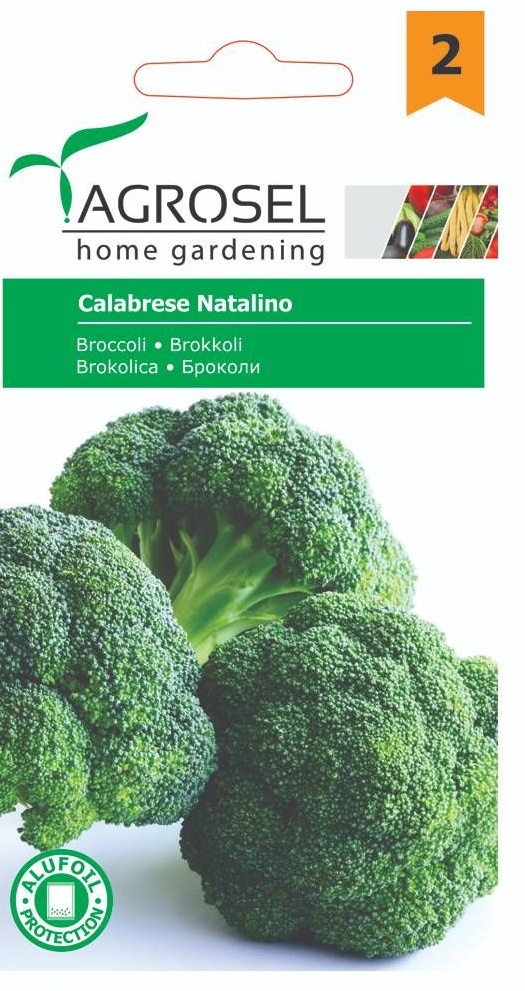 Seminte Broccoli Calabrese Natalino, 0.6 g, Agrosel