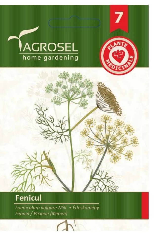 Seminte Fenicul, 4 g, Agrosel