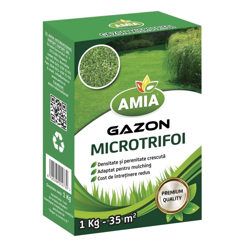 Seminte gazon cu microtrifoi, Amia, 1 kg