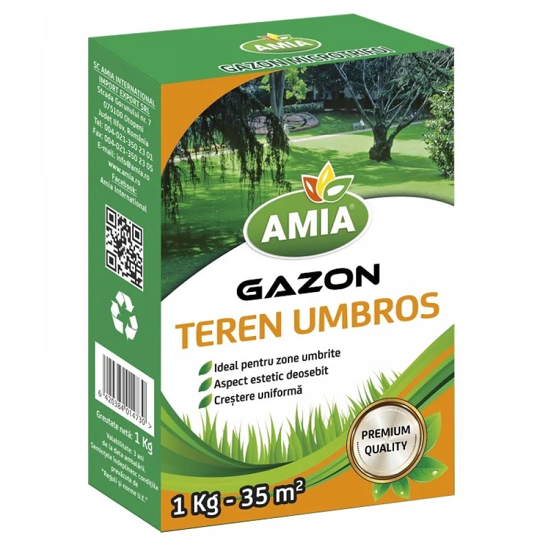 Seminte gazon pentru teren umbros, Amia, 1 kg