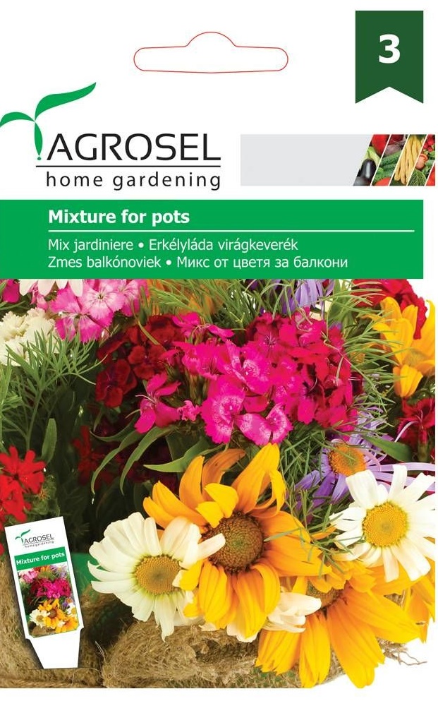 Seminte Mix jardiniere, 3 g, Agrosel